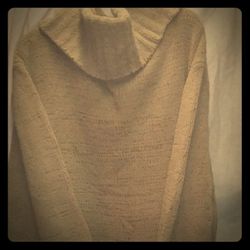 A turtle neck sweater